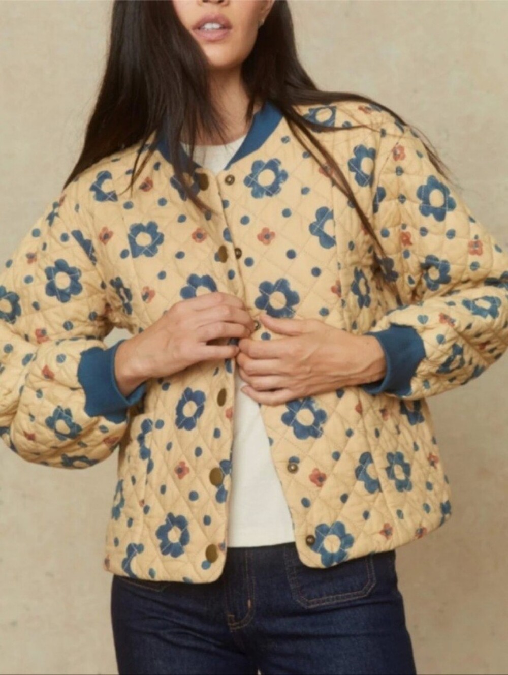 Christy Dawn Cleo Jacket in Apple Blossom